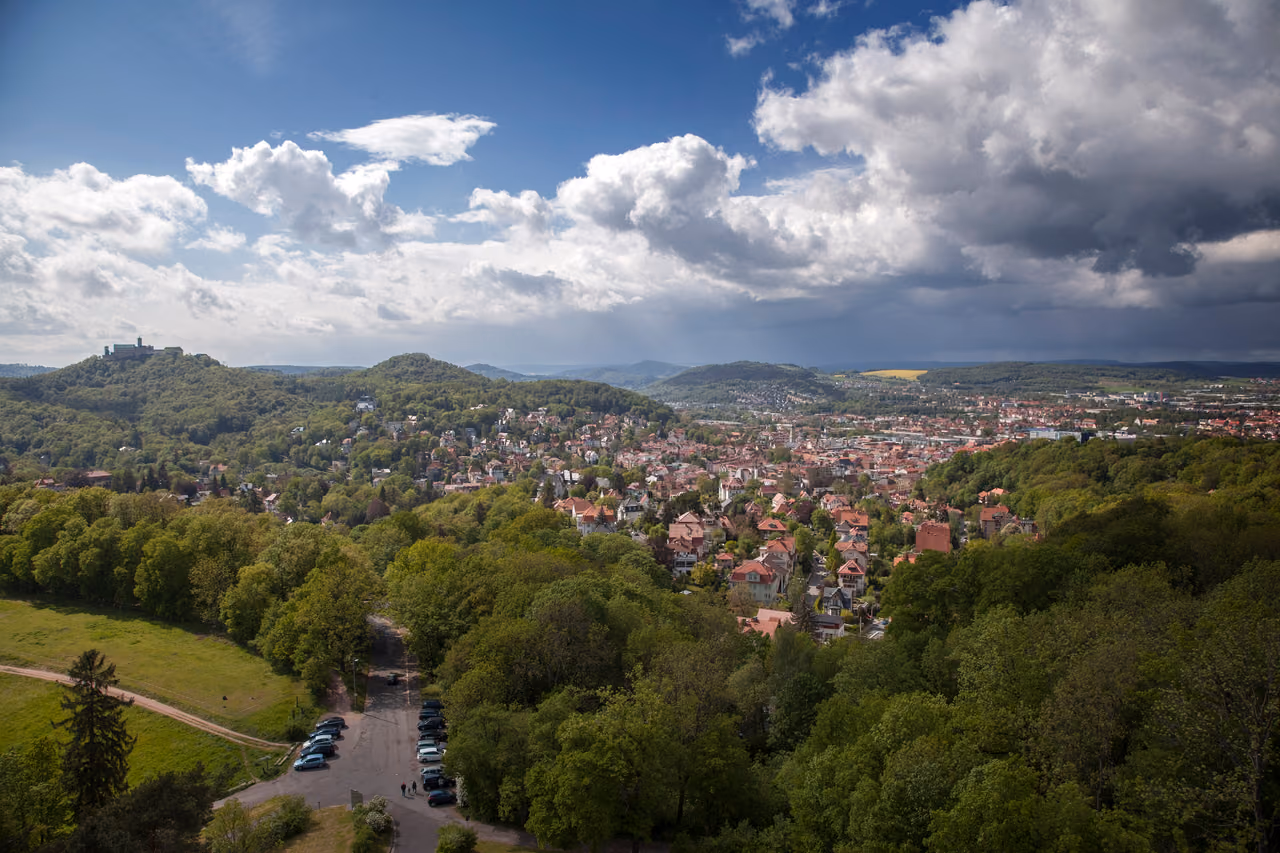 Stadtansicht von Eisenach