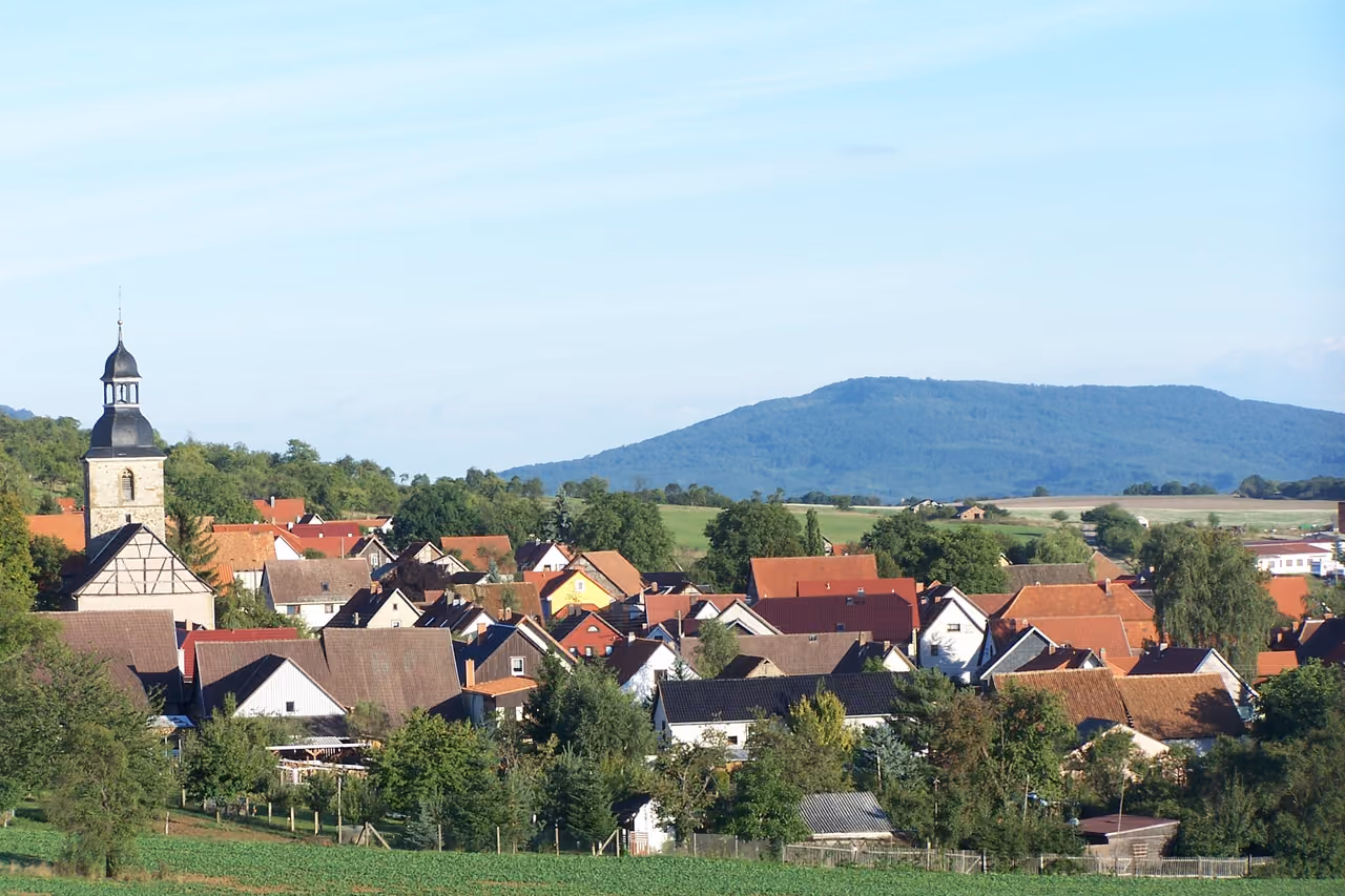 Stadtansicht von Grabfeld