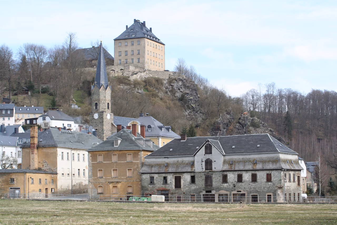Stadtansicht von Hirschberg