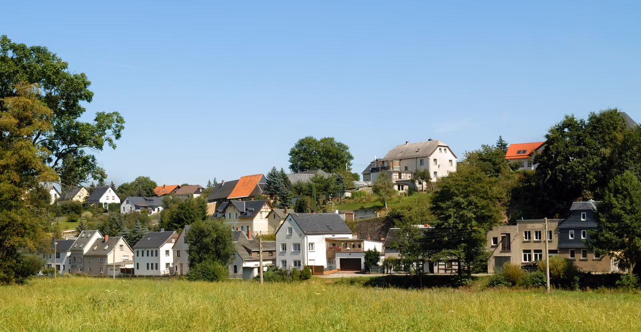 Stadtansicht von Langenwetzendorf