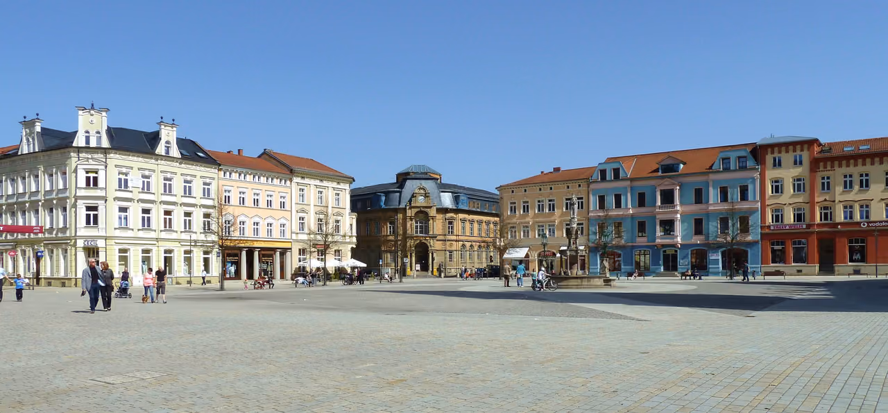 Stadtansicht von Meiningen