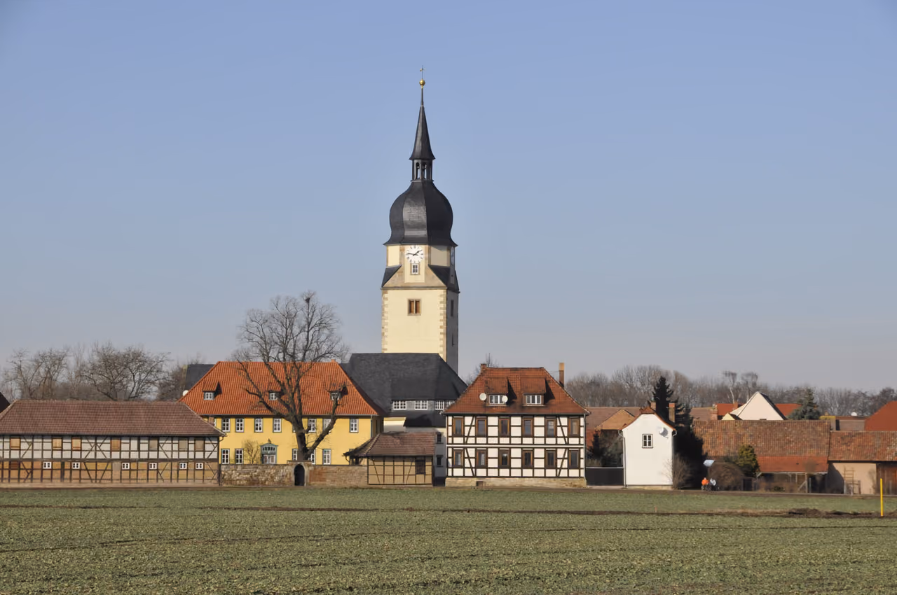 Stadtansicht von Nesse-Apfelstädt