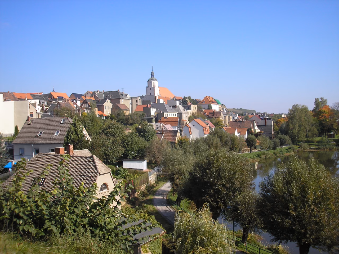 Stadtansicht von Ronneburg