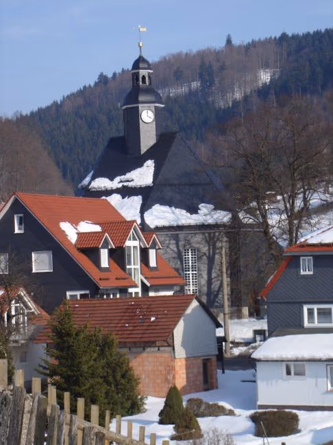 Stadtansicht von Schleusegrund