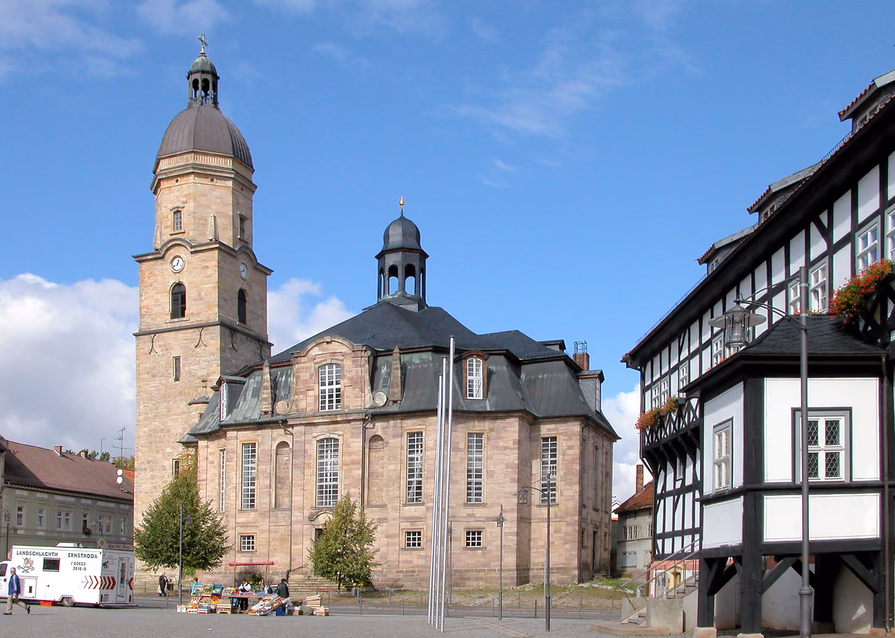 Stadtansicht von Waltershausen