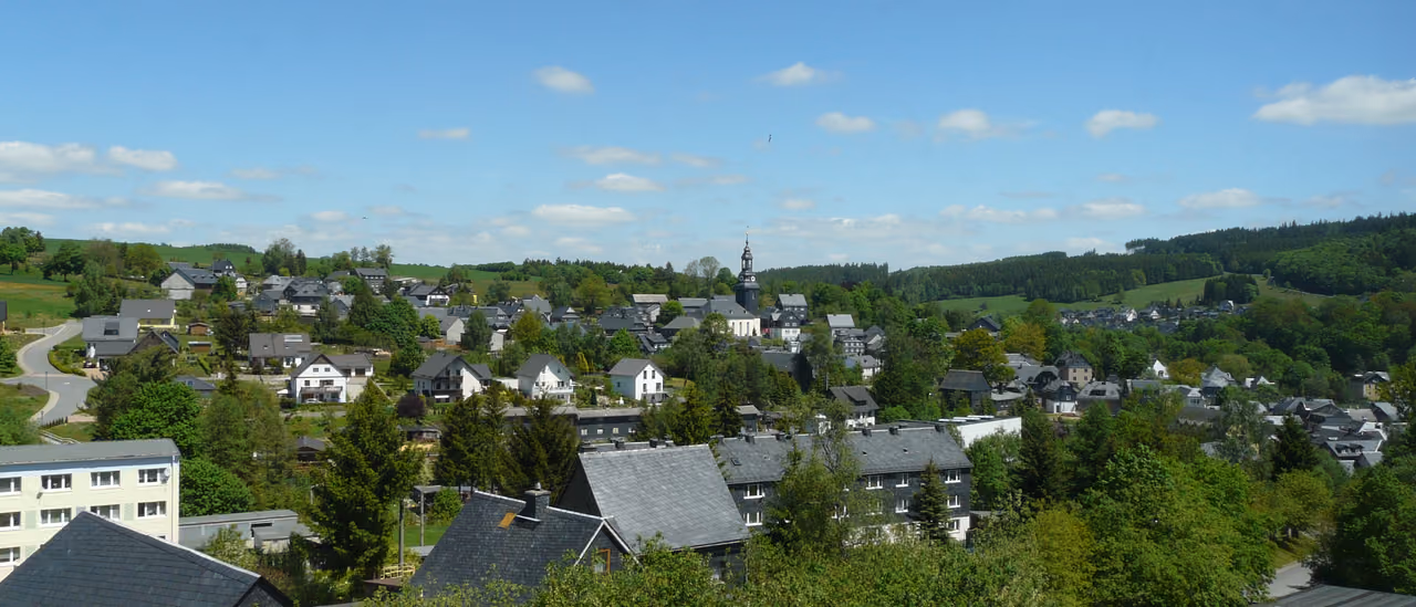 Stadtansicht von Wurzbach